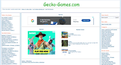 Desktop Screenshot of games.gecko-games.com